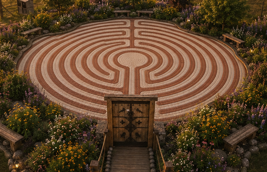labyrinth full cropped AI